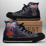 AC/DC High Top Canvas Shoes - TANTN 7586