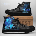 AC/DC High Top Canvas Shoes - NGHIAVT 0998
