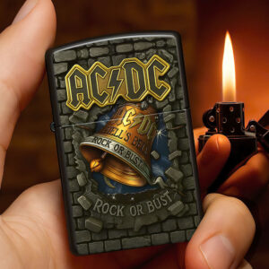 AC/DC Zippo Lighter Case (No Insert) - TMTHU1206