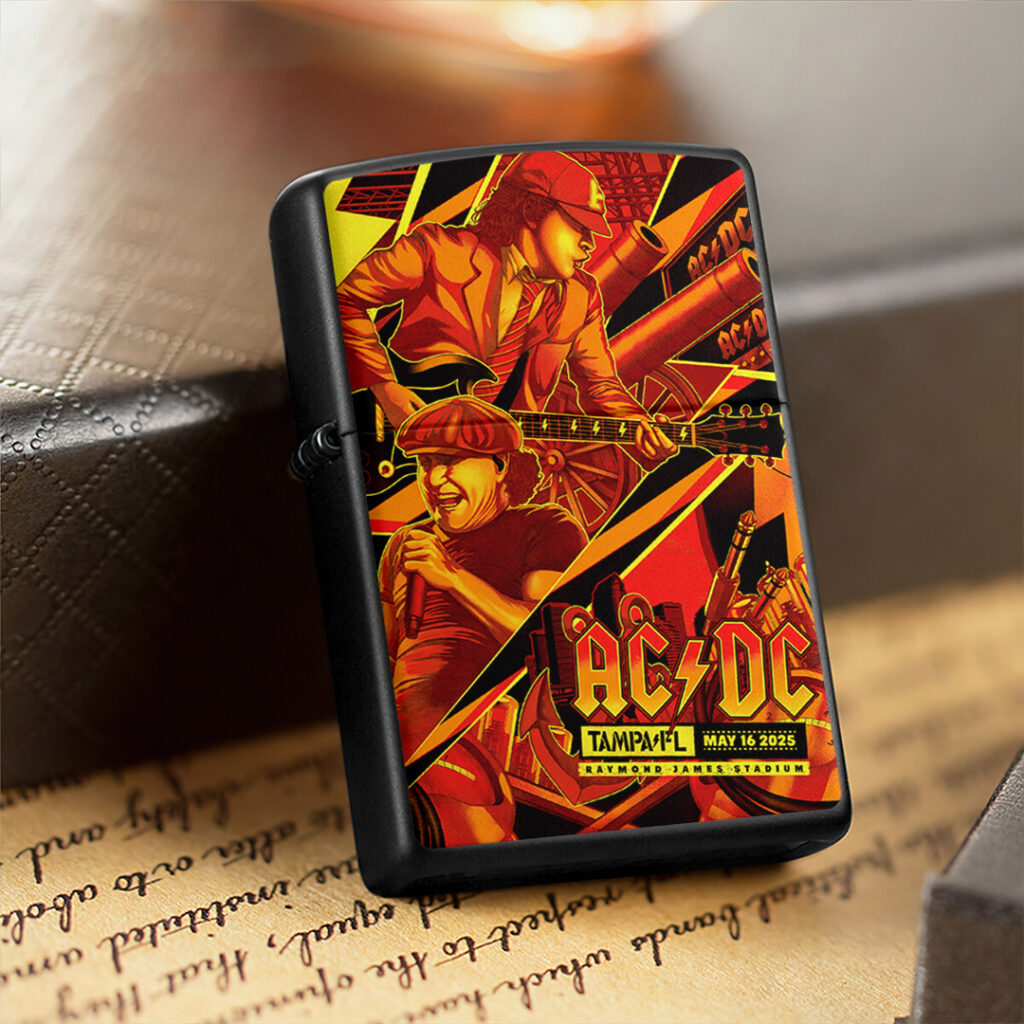 AC/DC Zippo Lighter Case (No Insert) – TANTN16349 | Gifnestbuys
