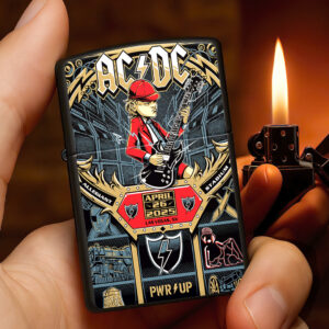 AC/DC Zippo Lighter Case (No Insert) - TANTN16350