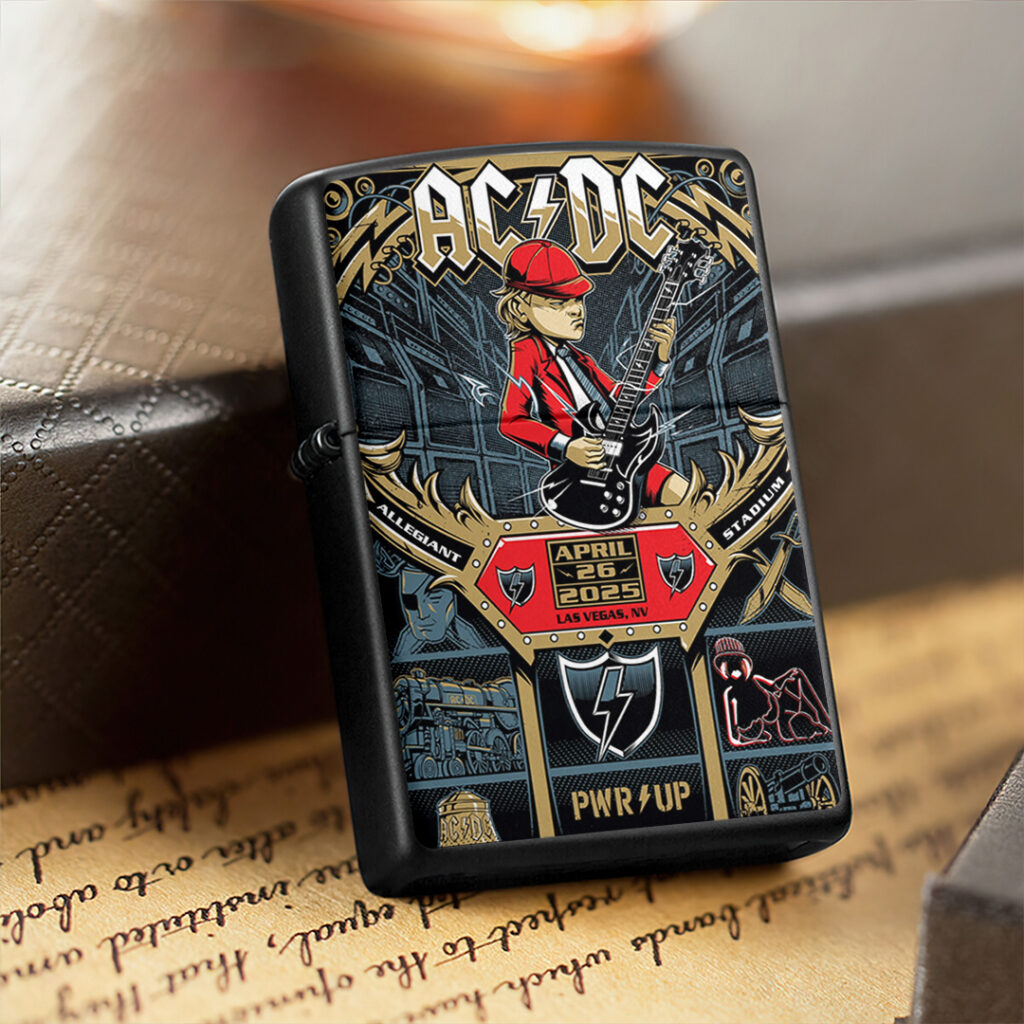 AC/DC Zippo Lighter Case (No Insert) – TANTN16350 | Gifnestbuys