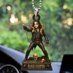 Alice Cooper Custom Shape 1-sided Acrylic Car Ornament - TMTHU772