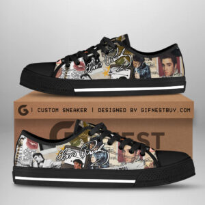 Elvis Presley Low Top Canvas Shoes - ANHNV 2096