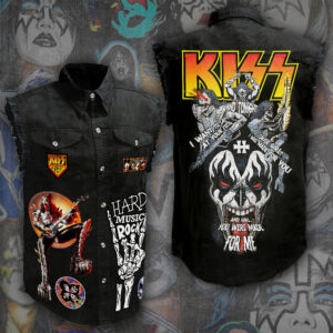 KISS 3D Lightweight Sleeveless Denim Shirt - ANHNV 3006