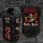 AC/DC 3D Lightweight Sleeveless Denim Shirt - ANHNV 3033