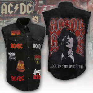 AC/DC 3D Lightweight Sleeveless Denim Shirt - ANHNV 3043