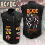 AC/DC 3D Lightweight Sleeveless Denim Shirt - ANHNV 5861