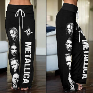 Metallica High-Waisted Straight-Leg Trousers - ANHNV 6268
