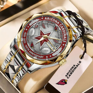 Arizona Cardinals 105th Anniversary 2025 Alloy Luxury Quartz Watch - TMTHU723