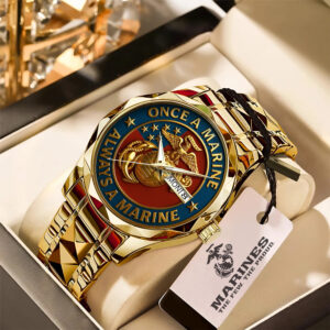 US Marine Corps Alloy Luxury Quartz Watch - TMTHU1060