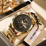 US Army Alloy Luxury Quartz Watch – TMTHU1194