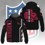 Arizona Cardinals 3D Windbreaker Jacket - GNE4346