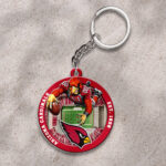 Arizona Cardinals Custom Shape 2-sided Keychain – HOATT12681