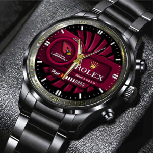 Arizona Cardinals x Rolex Black Stainless Steel Watch - MAITM13123