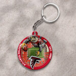 Atlanta Falcons Custom Shape 2-sided Keychain - HOATT12682