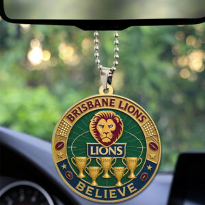 Brisbane Lions Custom Shape 2-sided Acrylic Car Ornament – TMTHU1213