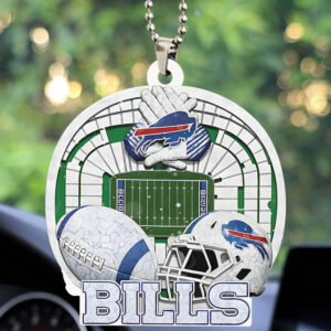 Buffalo Bills Custom shape 2-sided Acrylic Car Ornament - TMTHU853