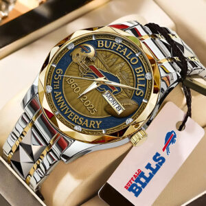 Buffalo Bills 65th Anniversary Alloy Luxury Quartz Watch - TMTHU710