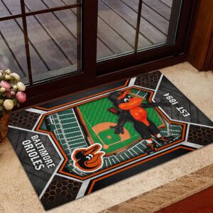 Baltimore Orioles Custom Doormat - HOATT13073