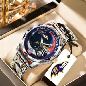 Baltimore Ravens Alloy Luxury Quartz Watch - TANTN16315