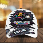 Baltimore Ravens x Crucial Catch Intercept Cancer Classic Cap - MAITM12949