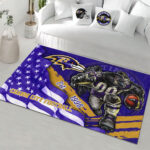 Baltimore Ravens Rectangular Rug - HOATT13152