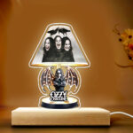 Black Sabbath x Ozzy Osbourne Led Light with Wooden Base (7 Colors) - HOATT 11978