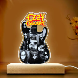 Black Sabbath x Ozzy Osbourne Led Light with Wooden Base (7 Colors) - HOATT 12117