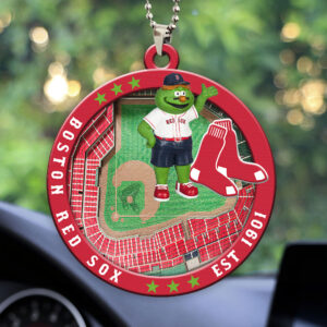 Boston Red Sox Custom shape 2-sided Acrylic Car Ornament - HOATT13035
