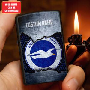 Personalized Brighton & Hove Albion FC Zippo Lighter Case (No Insert) - TANTN16385