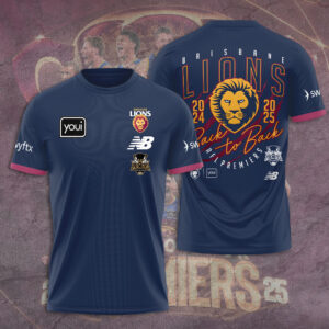Brisbane Lions Premiers 2025 3D Apparel - TANTN16892
