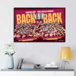 Brisbane Lions Premiers 2025 Rectangle Canvas With Inner Frame - TANTN16889