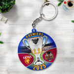 Brisbane Lions Premiers 2025 Custom Shape 2-sided Keychain - TANTN16970