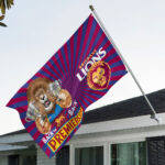 Brisbane Lions Premiers 2025 3D Double-side House Flag - HOAT13472