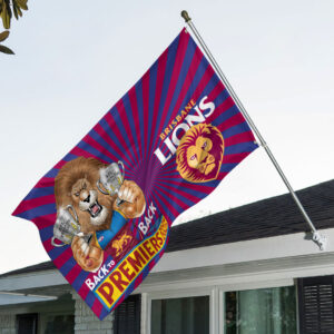 Brisbane Lions Premiers 2025 3D Double-side House Flag - HOAT13472