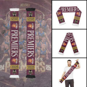 Brisbane Lions Premiers 2025 Ruffneck Soccer Scarf - TANTN16878