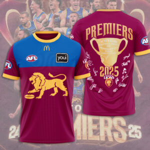Brisbane Lions Premiers 2025 3D Apparel -  TANTN16872
