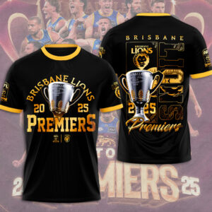Brisbane Lions Premiers 2025 3D Apparel - TANTN16874