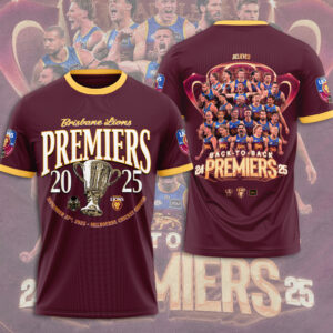 Brisbane Lions Premiers 2025 3D Apparel - TANTN16896