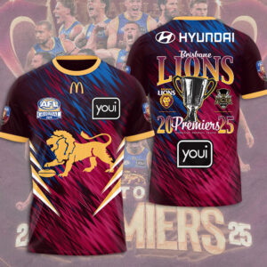 Brisbane Lions Premiers 2025 3D Apparel - TANTN16905