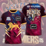 Brisbane Lions Premiers 2025 3D Apparel - TANTN16906