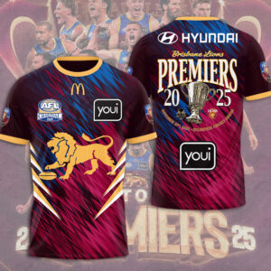 Brisbane Lions Premiers 2025 3D Apparel - TANTN16906