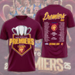 Brisbane Lions Premiers 2025 3D Apparel - TANTN16910
