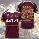 Brisbane Broncos 3D Apparel - HOATT13388