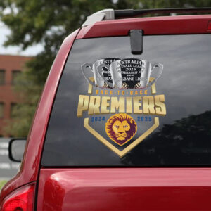Brisbane Lions Premiers 2025 3D Car Sticker - HOATT13509
