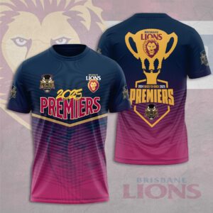 Brisbane Lions Premiers 2025 3D Apparel - HOATT13508