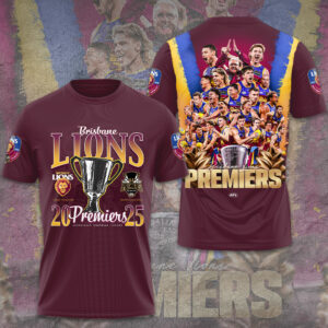 Brisbane Lions Premiers 2025 3D Apparel - TANTN16899