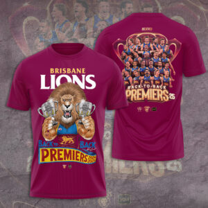 Brisbane Lions Premiers 2025 3D Apparel - TANTN16909