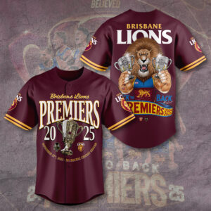 Brisbane Lions Premiers 2025 Baseball Jersey - TANTN16891